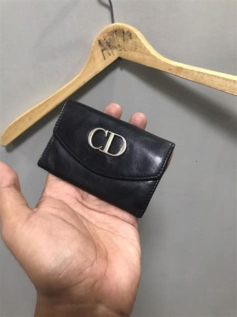 dior card holder keychain|christian dior key holder.